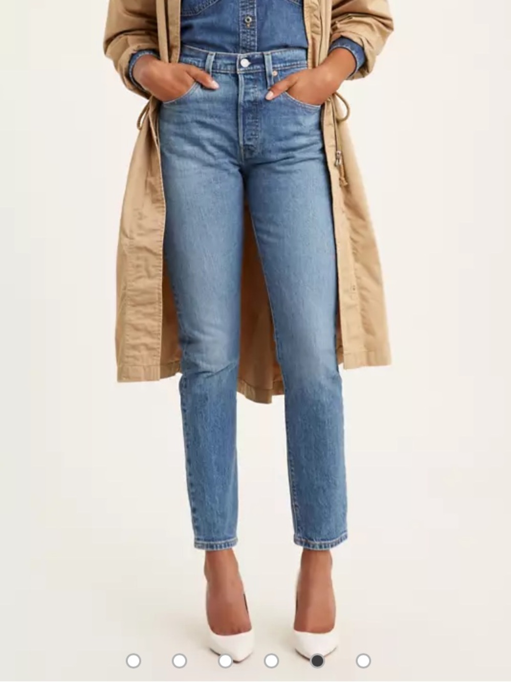 Levi's 501 Skinny High-Rise Jeans